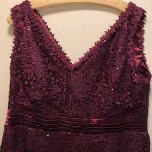 Cinderella Divine Wine Mother of Bride Dress